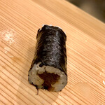 鮨処 多田 - 生海苔で巻いた干瓢巻