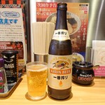 らあめん花月嵐 - 瓶ビール(中瓶)(600円)