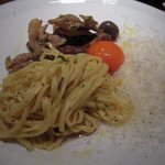 京都 ネーゼ - 2009/3月：こちらが完成品（右側の白っぽい粉に見えるのはパルミジャーノ）