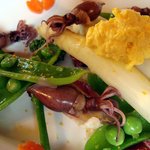 オーベルジュ ド コム・シノワ ROKKO - 蛍烏賊とアスパラのサラダアップ