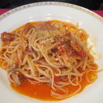 ヨーロッパ食堂 - 豚バラ肉のトマト煮パスタ　ｂｙ すぷちん