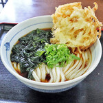 長生うどん - ころうどんｗｉｔｈワカメ＆野菜天