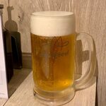 jukuseiwagyuuyakinikueijingubi-fu - 生ビール（プレミアムモルツ） \580
