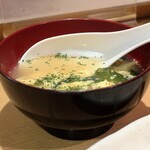 鉄板居酒屋OHANA - たまごスープ