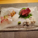 旬菜真柏 - 刺身盛り合わせ