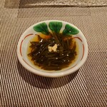 旬菜真柏 - 根もずく酢