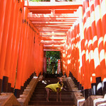 ビッテ - 山王日枝神社の赤鳥居。