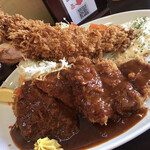 とんかつ ひろ喜 徳庵本店 - ヒレとんかつ&特大エビフライ