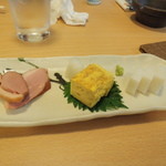 蕎彩 和み月 - 2012' おつまみ３種盛350えん