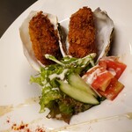 OYSTERBAR SHELL&SHRIMP - 大粒牡蠣フライ