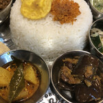 砂の岬 - バナナチップ＆ふりかけ＆ポンニライス＆ウールガイ＆ナス