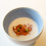 レストラン オオツ - 津軽ムラサキウニのフラン 礼文島バフンウニ フヌイユ