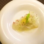 シーサイド　うわかい - 鯛のカルパッチョ