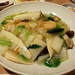 西安健菜キッチン - 海老焼きそば（アップ）（2020.7）