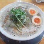 麺饗 松韻 - 麺響 松韻　2012年6月　　こってり+煮玉子　780円