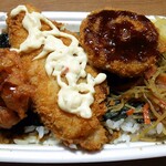 ほっともっと - 料理写真:シビ辛キーマカレーのり弁当・大盛（