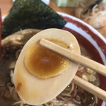 徳島ラーメン 麺王 - 味玉アップ