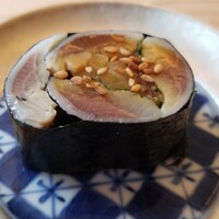 鮨 なんば 日比谷 - イワシのガリ巻き