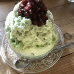 バナナカフェ - 宇治金時ミルク