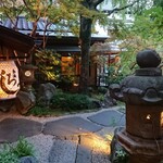 東京 芝 とうふ屋うかい - 中庭