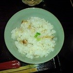 麺処 銀笹 - 鯛めし（半）　150円