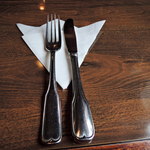 西洋料理店 エスコフィエ - カトラリー（やっぱり、ノリタケムーンバレー、バランスいいです。）