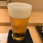 割烹 一楓 - 生ビール