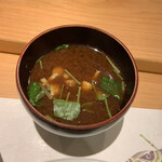 割烹 一楓 - なめこの味噌汁