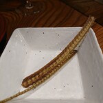 立飲・ビストロシン サンテ - サービスの鰻の骨唐揚げ