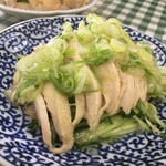 しらかば - 蒸し鶏ネギソース