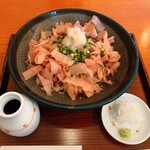 手打そば仁水 - ③辛味大根のおろしぶっかけ1100円