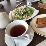 Kurashiki Kohi Ten - 紅茶と、シーザーサラダ