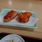 げたや蕎麦 - 唐揚げ