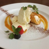 ジンジャーズビーチ - カンノーリバニラアイス添え