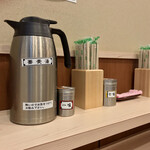 そばの神田 東一屋 - コンディメンツ。