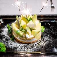 神戸牛炉釜炭焼ステーキ IDEA 銀座 - バースデーケーキ
