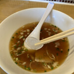 麺屋 まるきよ - 氷が入ってます