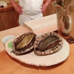 祇園 大渡 - 立派な鮑