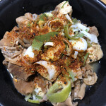 館の丸食堂 - ホルモン弁当(ホルモン)