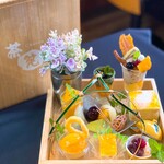 京都お抹茶スイーツ専門店 CHASEN カフェ - マンゴー玉手箱スイーツ《期間限定》