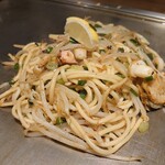 もんじゃ焼 鉄板焼 西屋 - 海鮮塩焼きそば