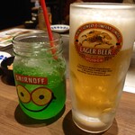 もんじゃ焼 鉄板焼 西屋 - 可愛らしい子供向けドリンク