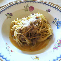 アルベルゴ・バンブー - 足柄牛のラグーと牛蒡のスパゲティ