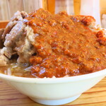 にかいや - ぶた入りオロチョンラーメン＋トッピング全部