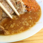 にかいや - スープ（カラメ）