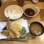 はちまき - 天ぷら定食@1,000円