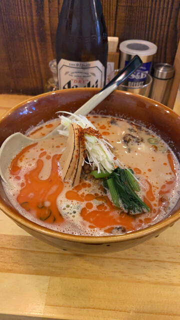 追浜r16沿いに新規オープン 坦々麺 By ブルグリ 担々麺 麺山椒 追浜 担々麺 食べログ