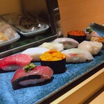 Sushidokoro Ginza Fukusuke - ♦︎おまかせにぎり岬　¥4,180