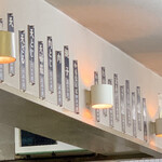 うどん処　さぬきや - カウンター上のメニュー