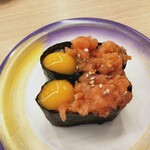 すし江戸 - サーモンユッケ